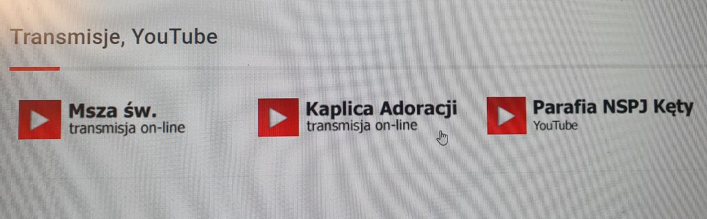 Transmisja z kaplicy