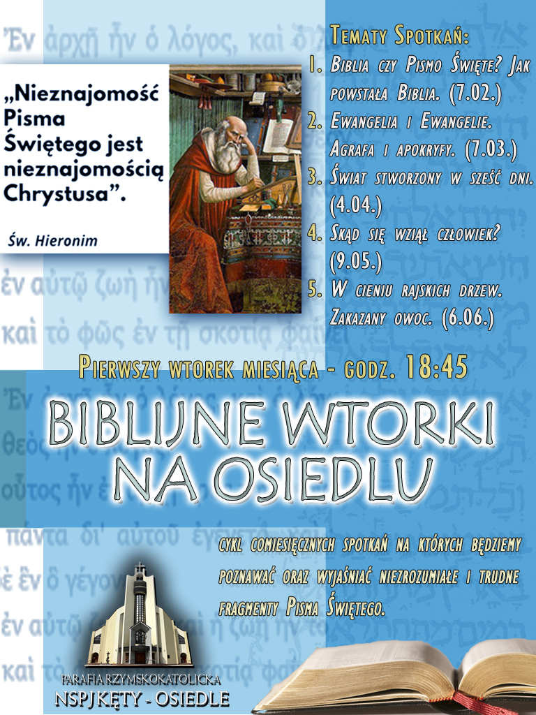 BIBLIJNE WTORKI NA OSIEDLU
