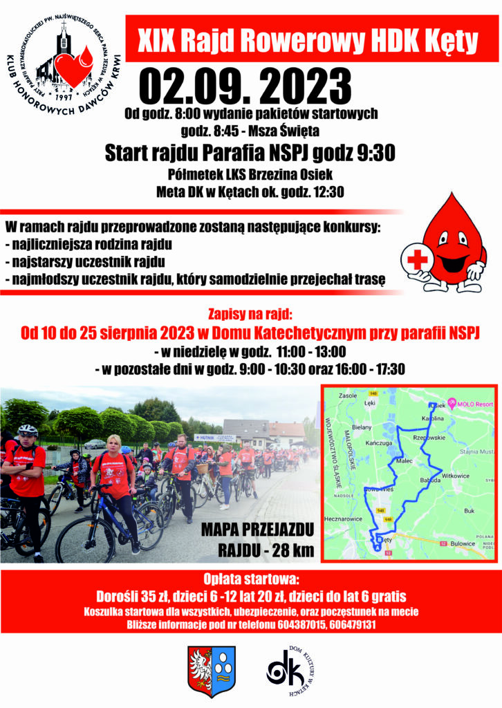 XIX Rajd Rowerowy HDK – 2.09.2023
