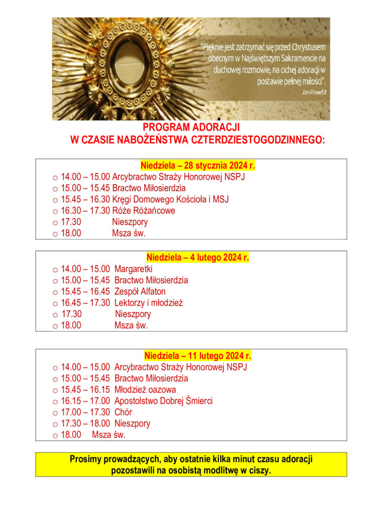 Nabożeństwo czterdziestogodzinne