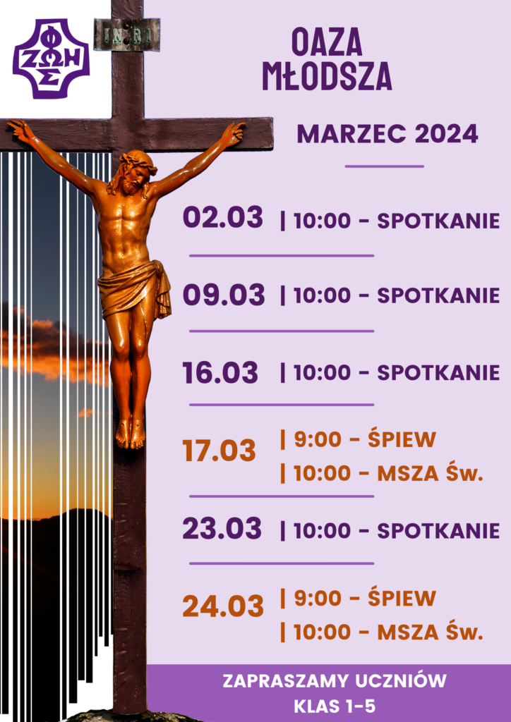Oaza Młodsza Marzec 2024