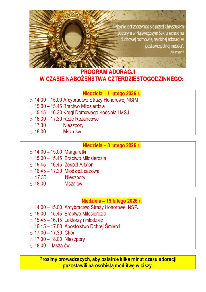 Nabożeństwo czterdziestogodzinne